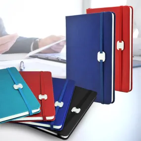 A5 Hard Cover Notebook with Metal Plate