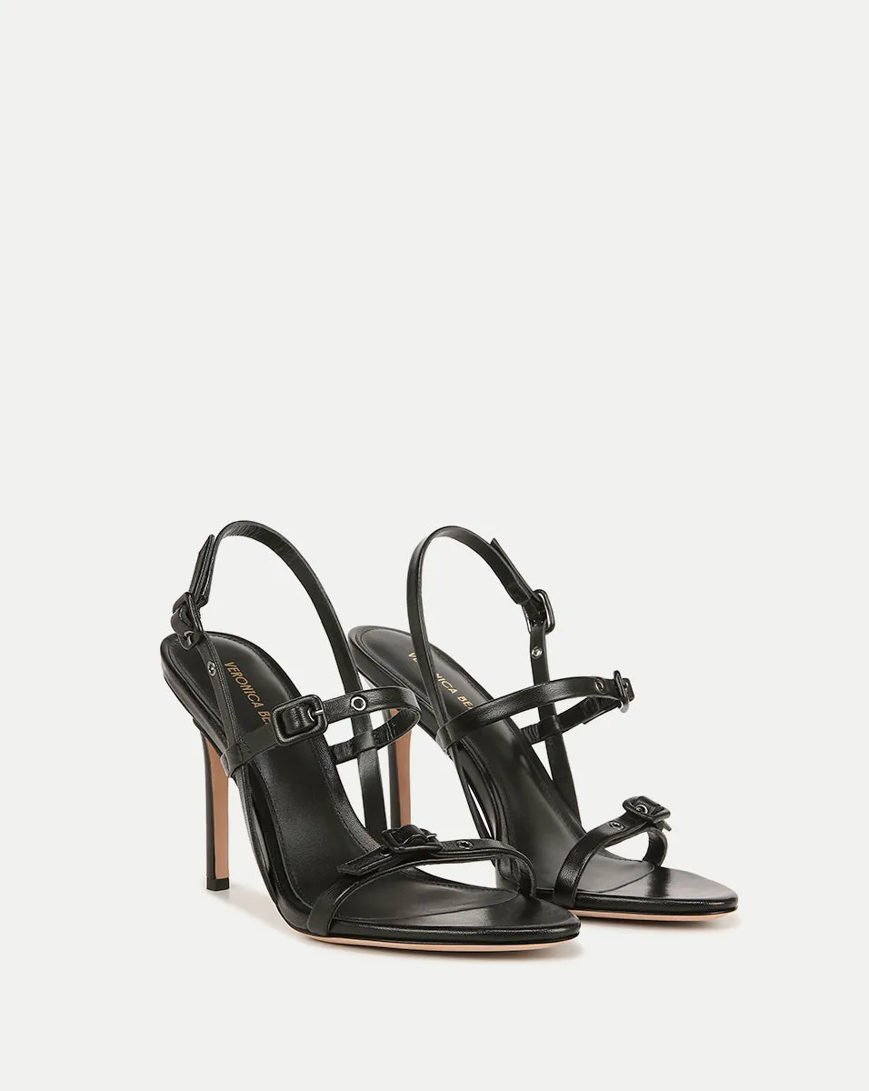 Alta Buckled Strap Leather Sandal