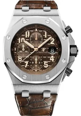 Audemars Piguet Royal Oak Offshore Chronograph Watch-Brown Dial 42mm-26470ST.OO.A820CR.01