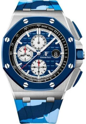 Audemars Piguet Royal Oak Offshore Selfwinding Chronograph Watch Limited Edition of 400-Blue Dial 44mm-26400SO.OO.A335CA.01