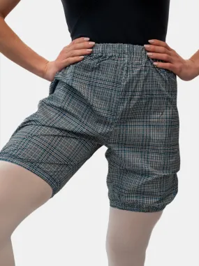 Blue Tartan Dance Trash Bag Shorts MP5006