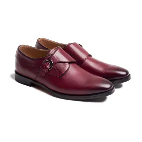 Bordeaux Monk Strap