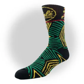 CALI Strong Rasta Tribal Athletic Crew Socks