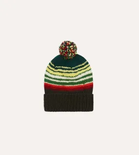 Chamula for Drake's Black Serape Knit Cap