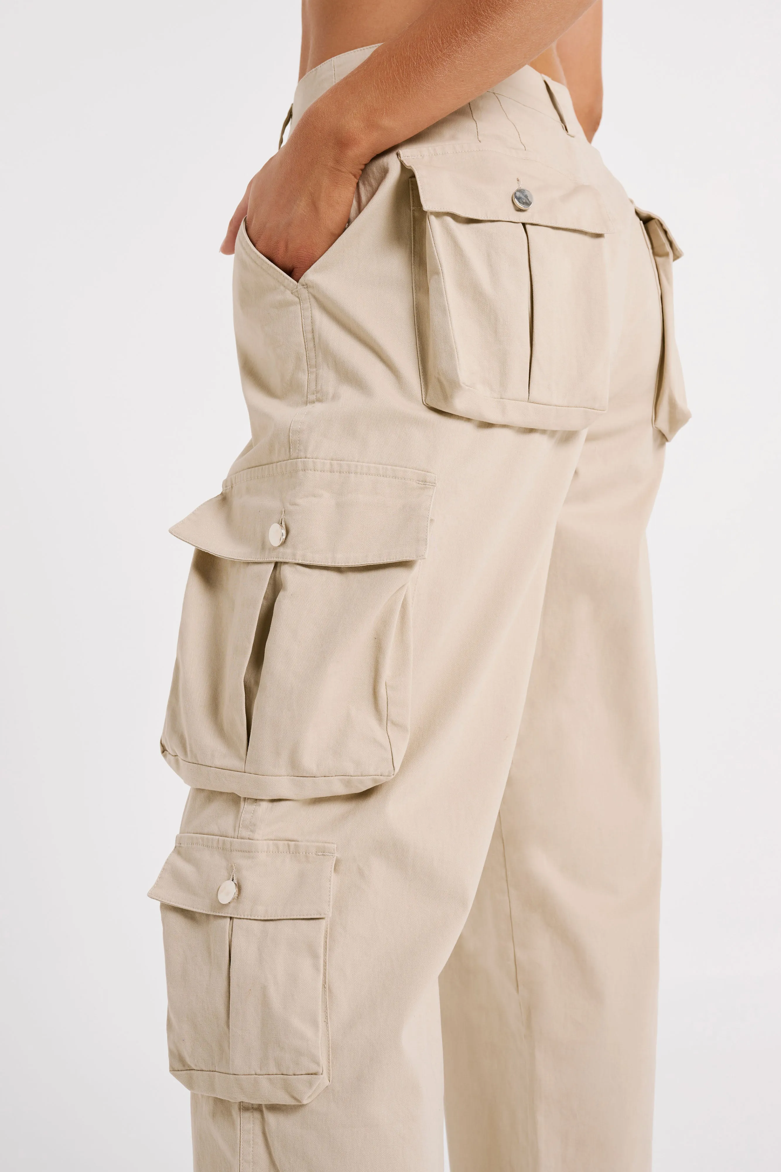 Clea Cargo Pant - Stone