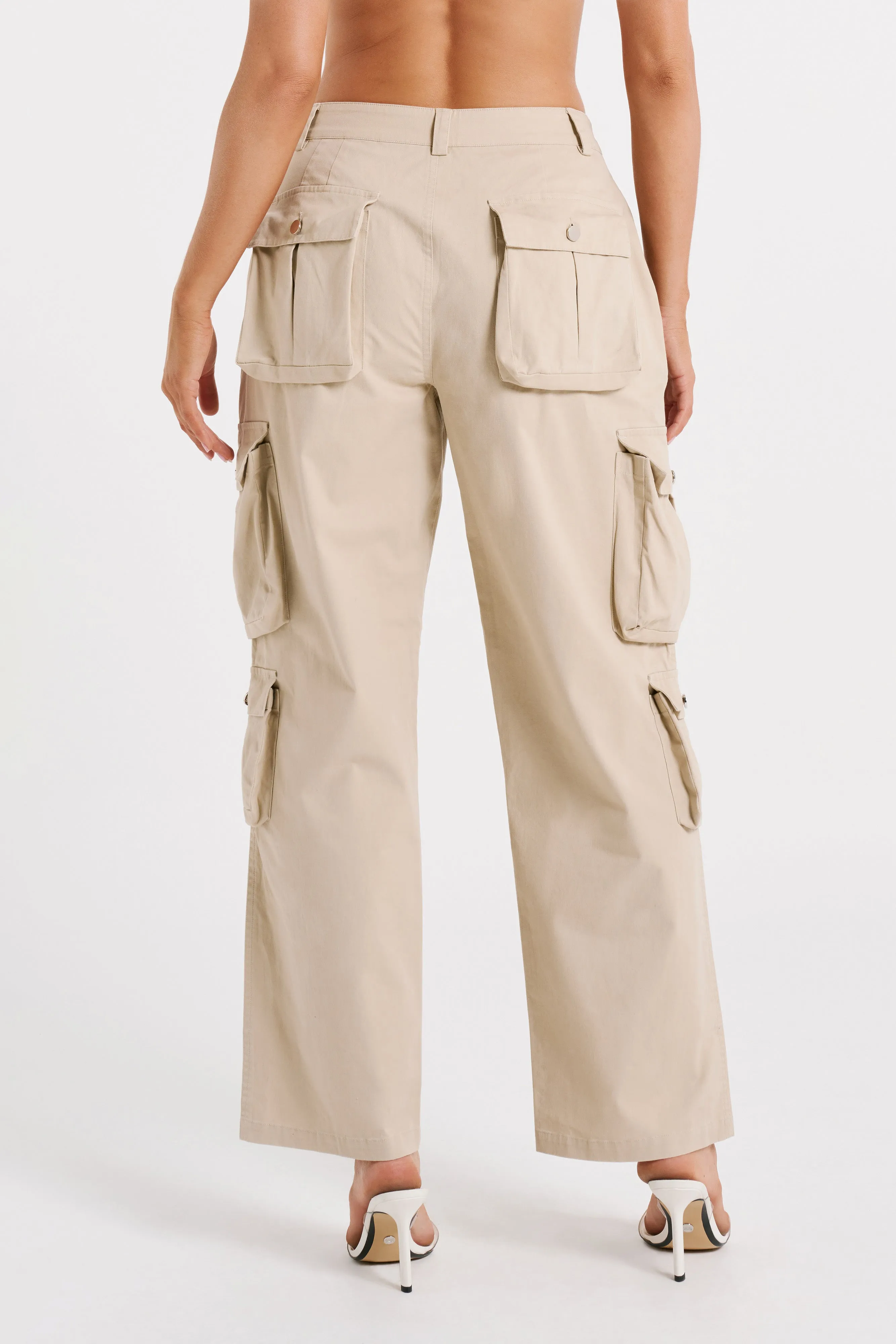 Clea Cargo Pant - Stone