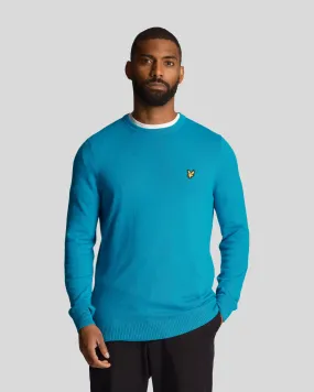 Cotton Merino Crew Neck Jumper