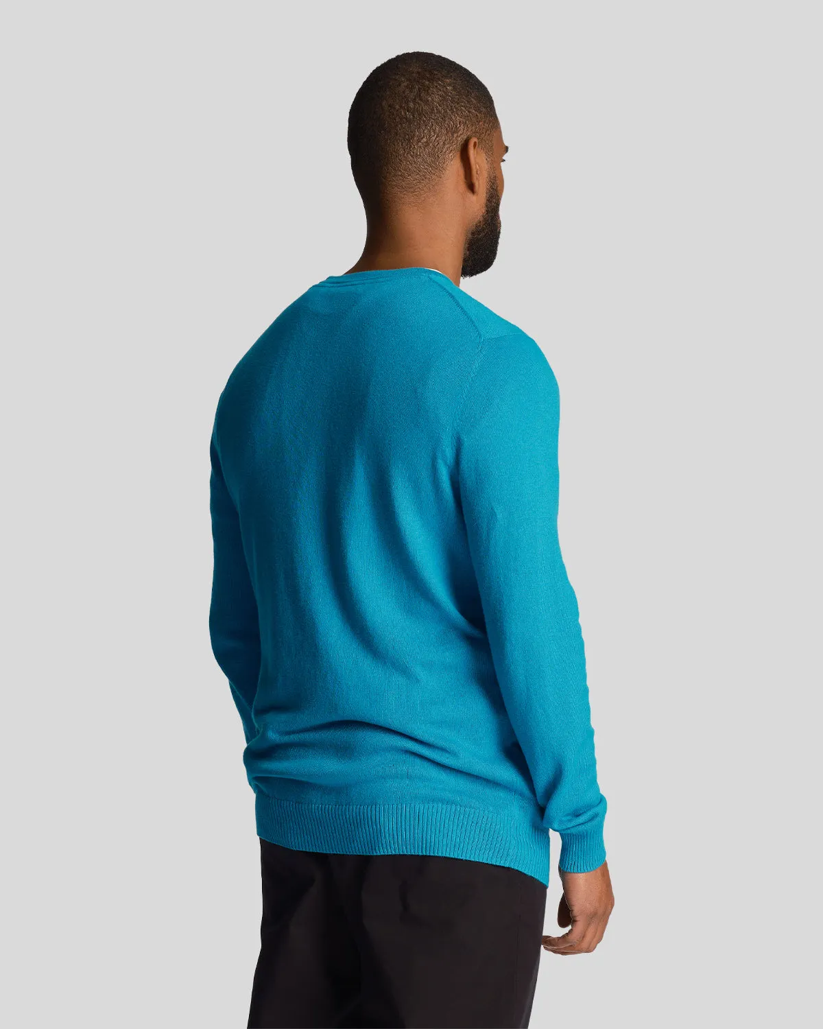 Cotton Merino Crew Neck Jumper