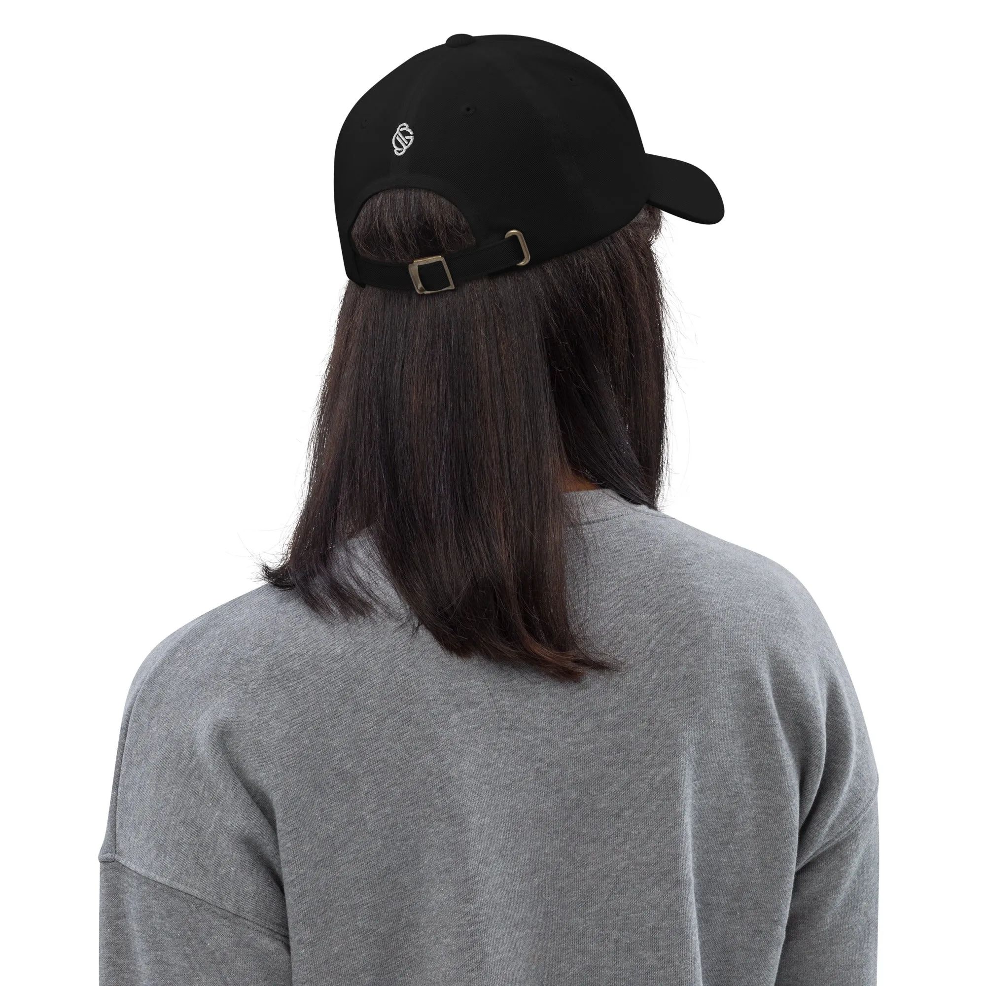 ELEVATED BASICS, BLACK BASEBALL CAP GIRLSTRONG AVAILABLE IN 12 TRENDY COLORS