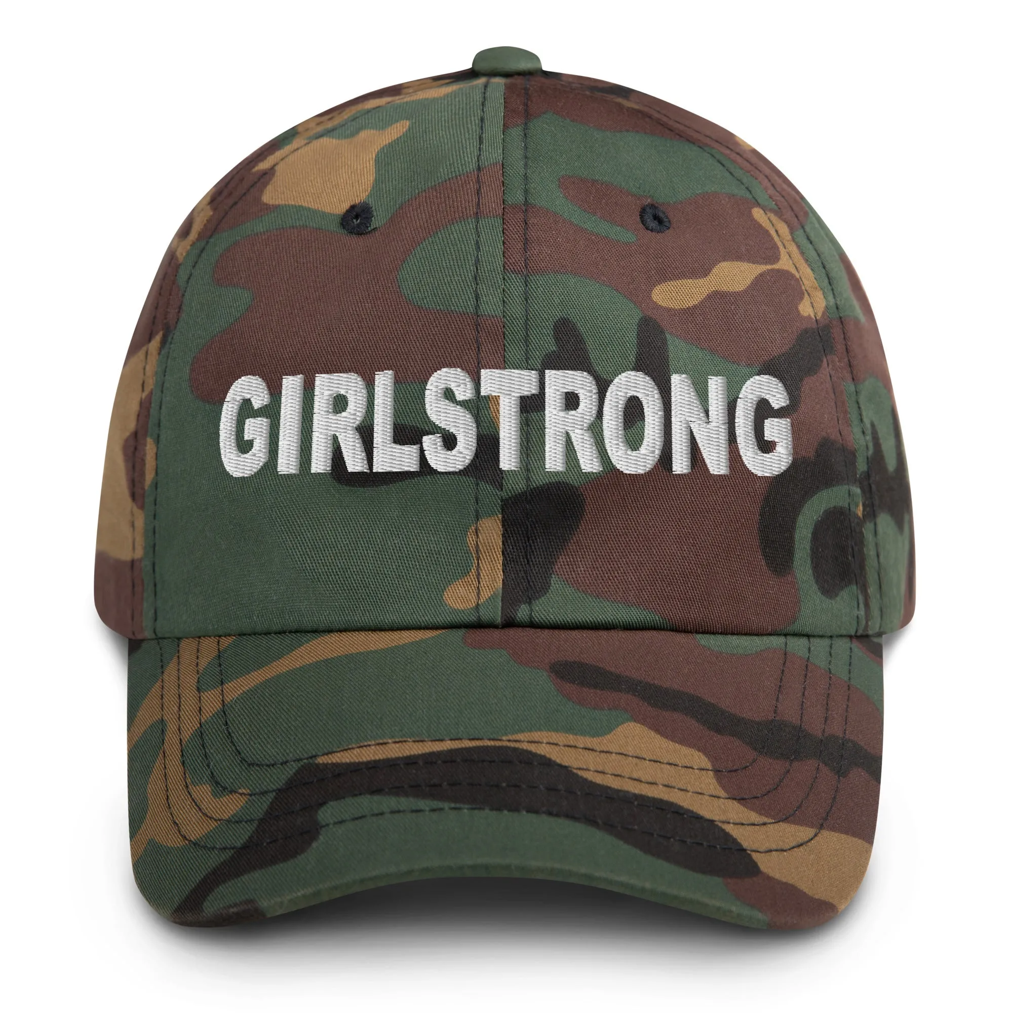 ELEVATED BASICS, BLACK BASEBALL CAP GIRLSTRONG AVAILABLE IN 12 TRENDY COLORS