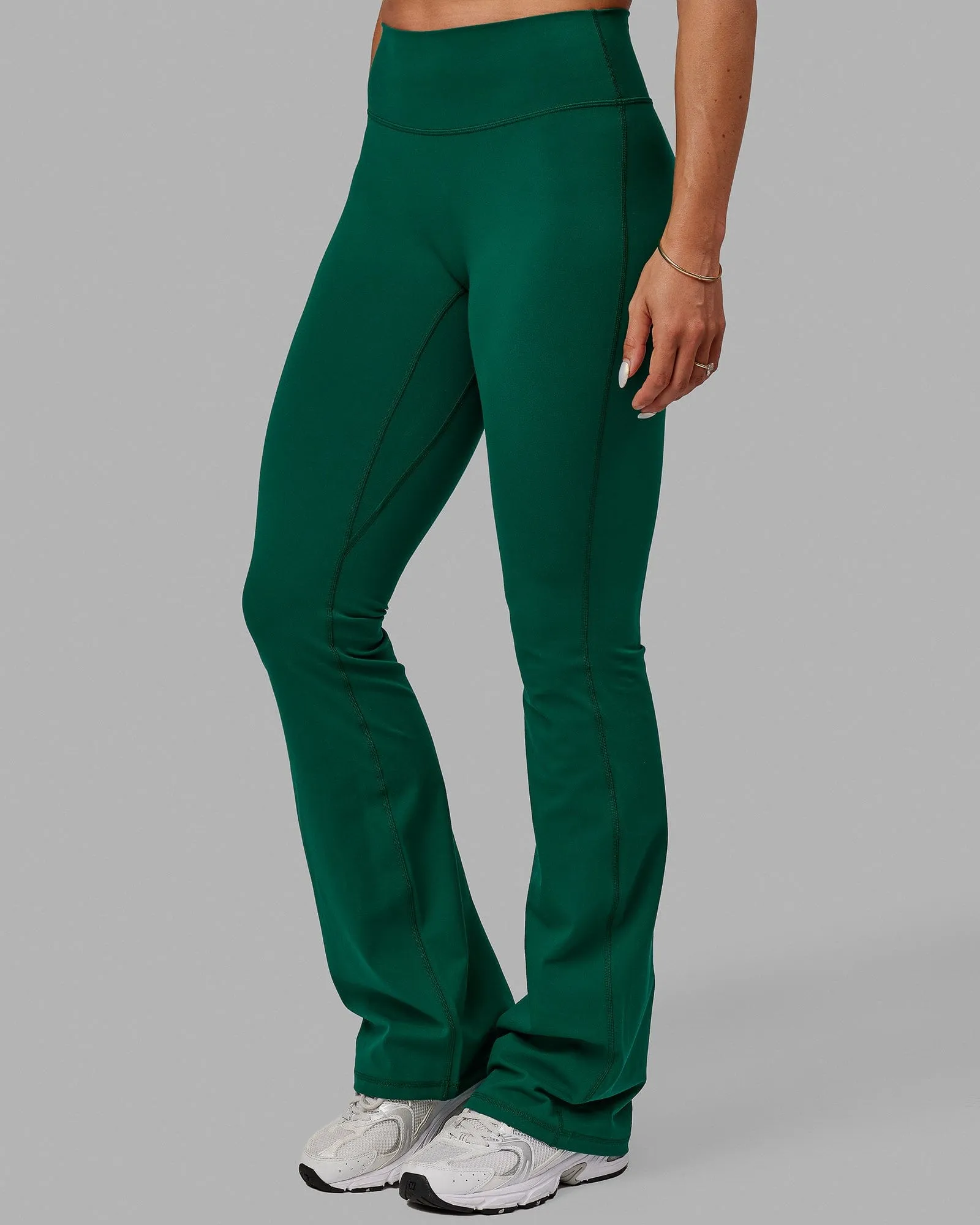 Everyday Flared X-Long Leggings - Malachite