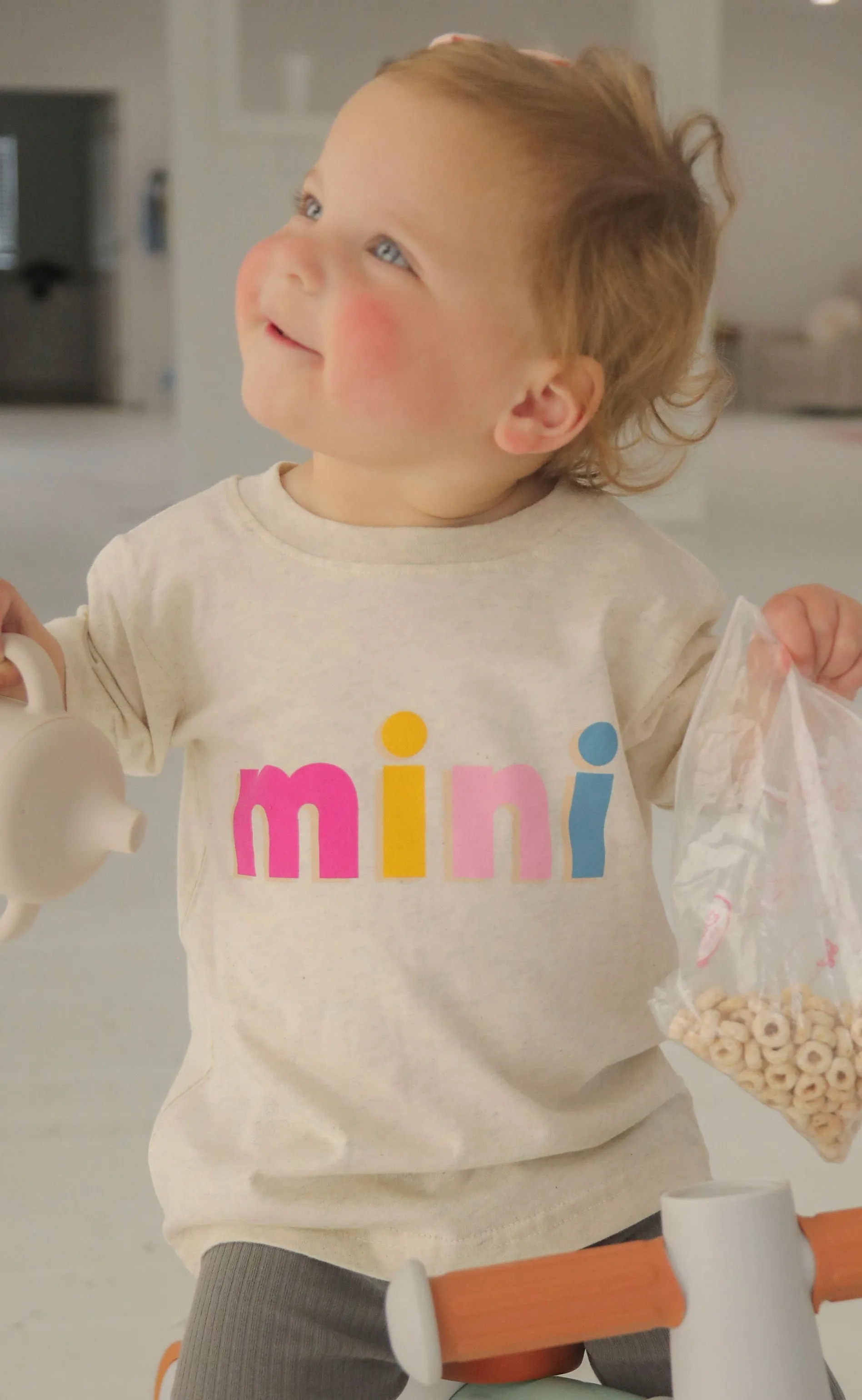 friday   saturday: mini color block toddler tee