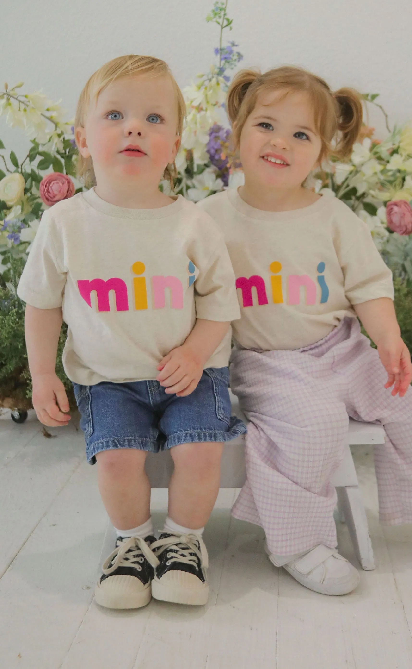 friday   saturday: mini color block toddler tee