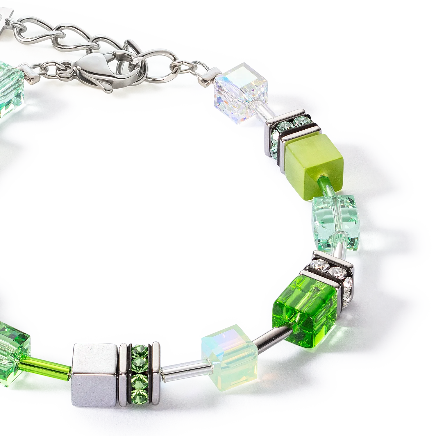 GeoCUBE® Iconic Joyful Colours bracelet green