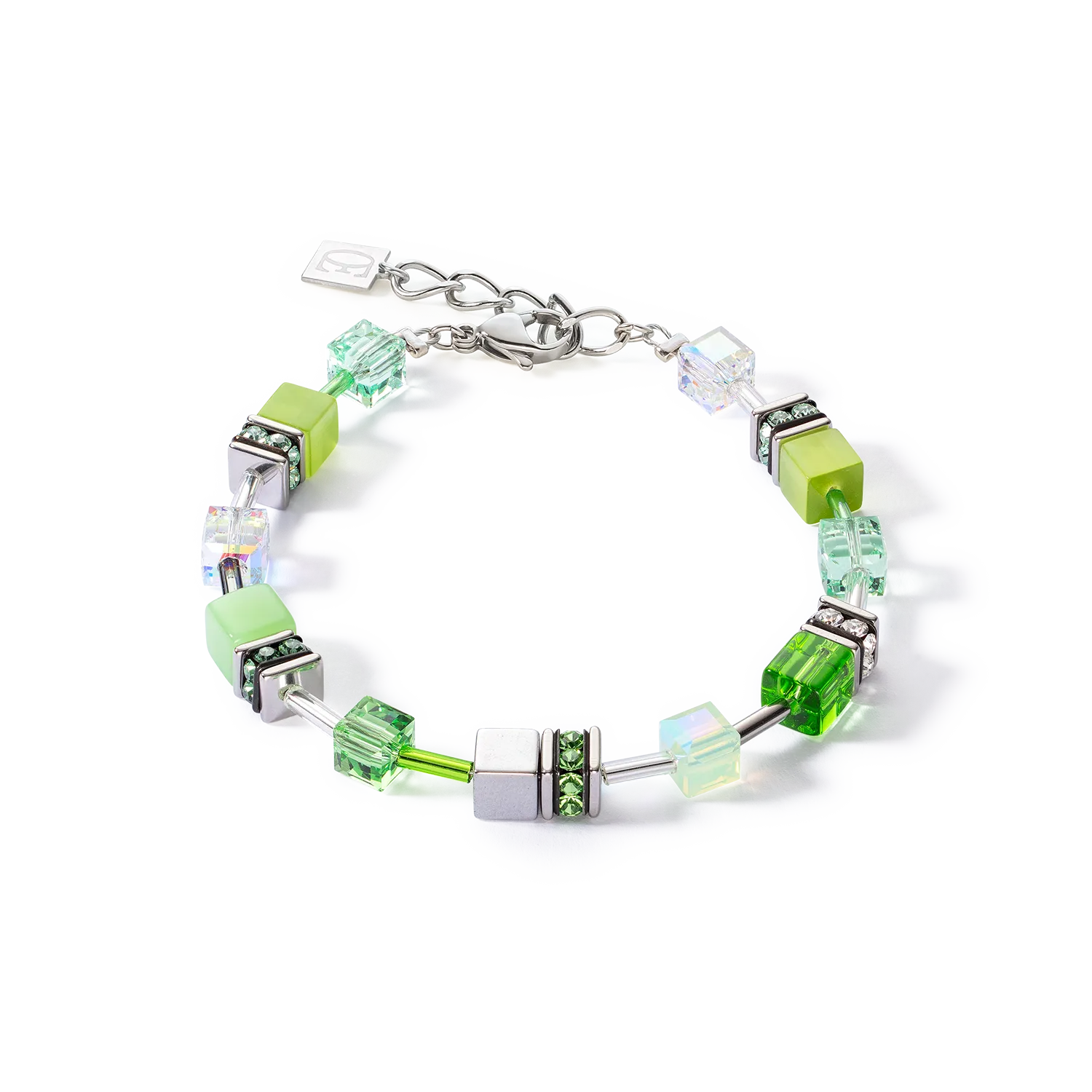 GeoCUBE® Iconic Joyful Colours bracelet green