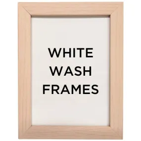 Handmade Frames (White Wash)