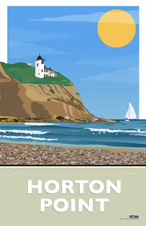 Horton Point Lighthouse Illustration