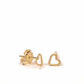 <!--ER769-->wee heart stud earrings