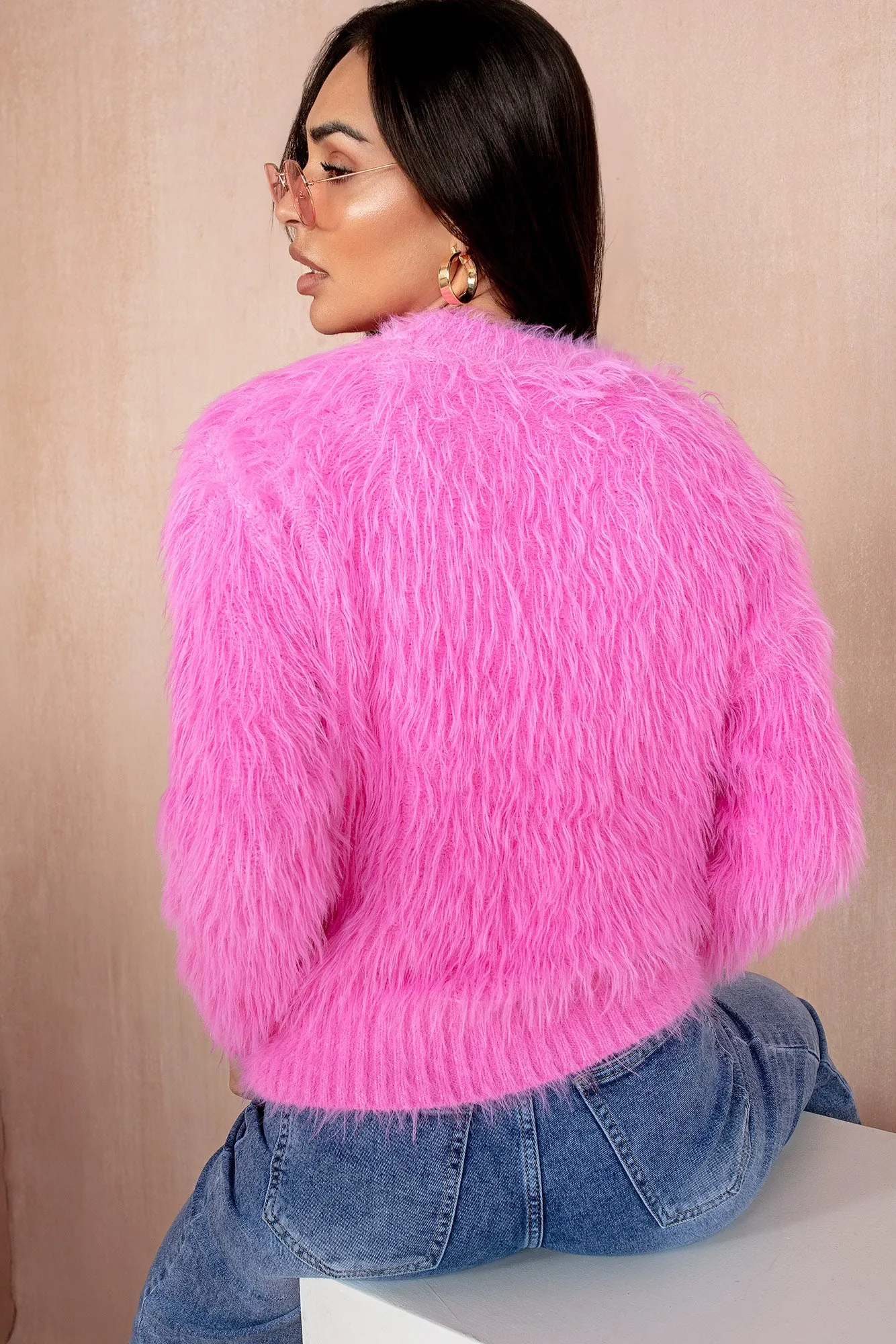 Maisie Pink Knit Jumper