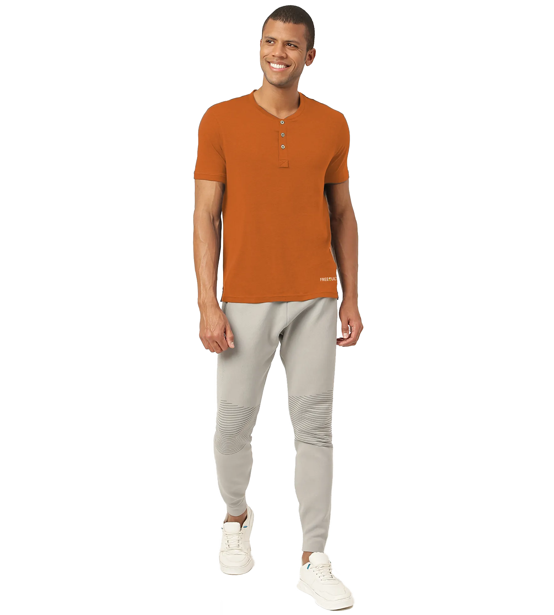 Medallion Gold Henley 2.0 - Half Sleeves (Pack Of 1)