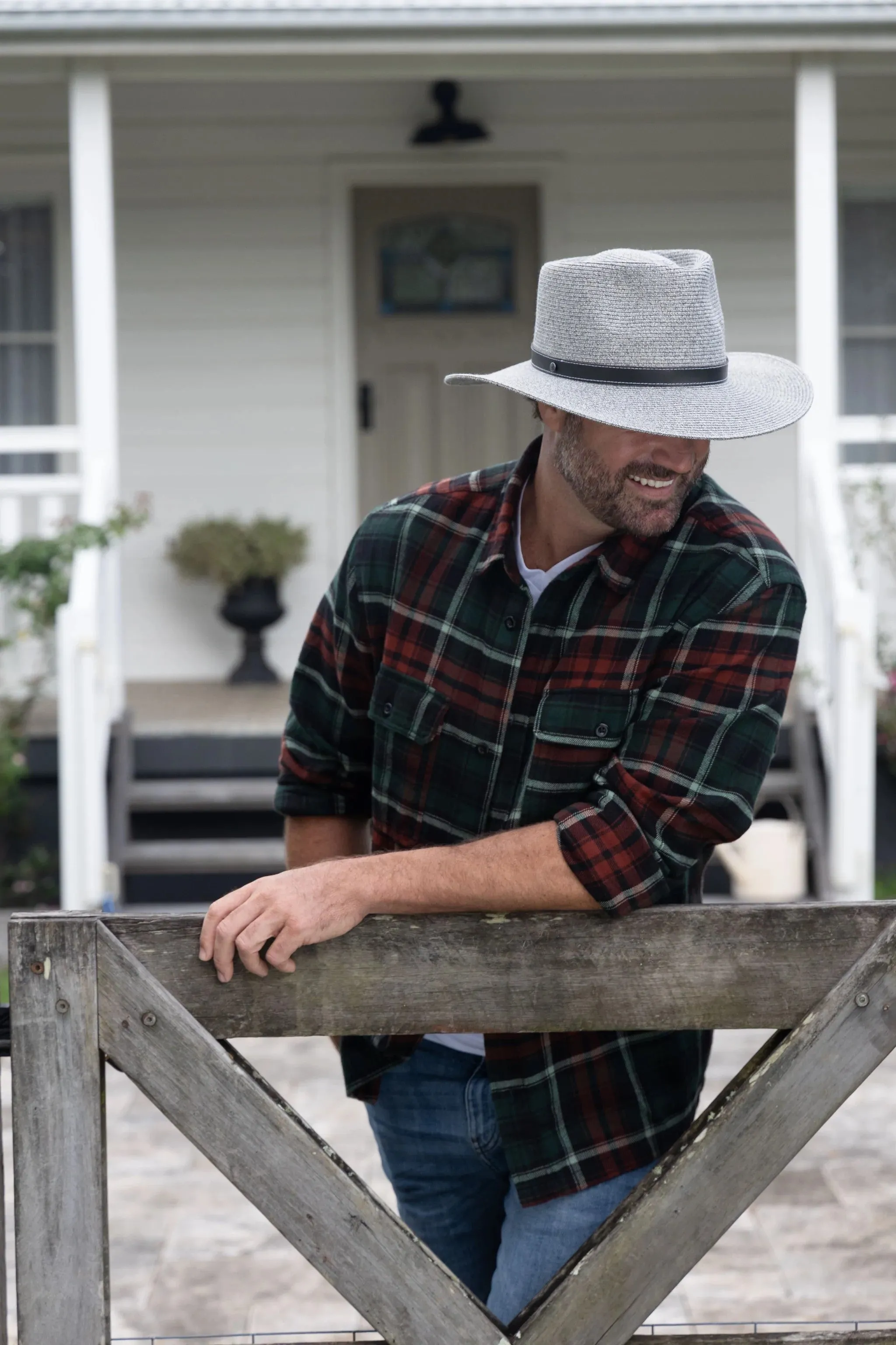 Oogee Hats - Hunter Creek Fedora - Sea Grey