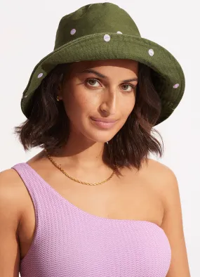 Paradise Spot Bucket Hat - Avocado