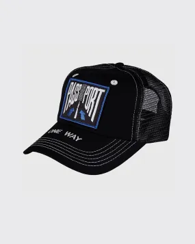 Passport One Way Packers Trucker Cap - Black