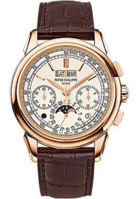 Patek Philippe 41mm Men Grand Complications Perpetual Calender Chronogragh Watch Silver Dial 5270R