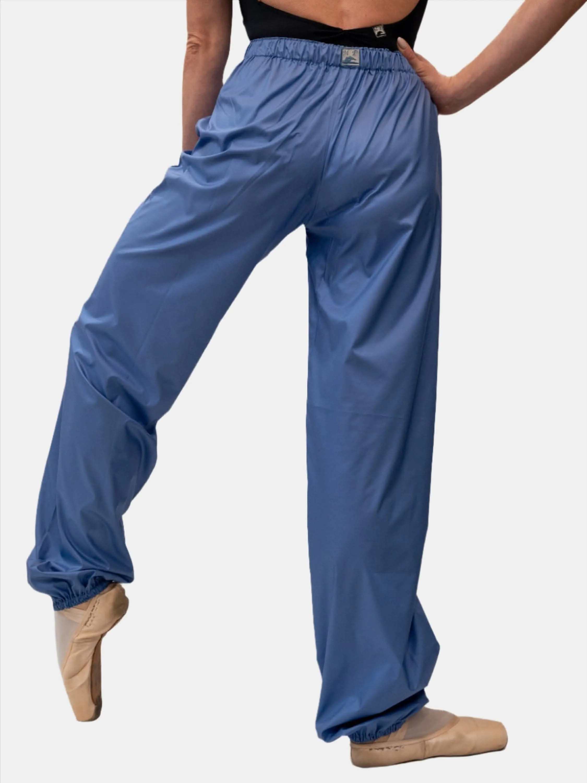 Powder Blue Warm-Up Dance Trash Bag Pants MP5003