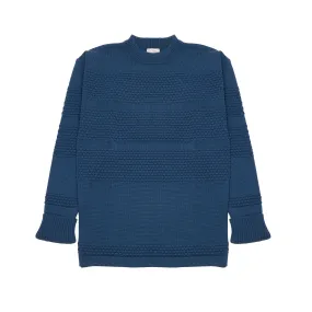 SNS Herning Fisherman Sweater in Tidal Blue